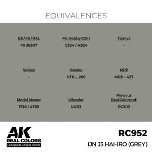 AK Interactive RC952 IJN J3 Hai-Iro (Grey) 17 ml – zdjęcie 2