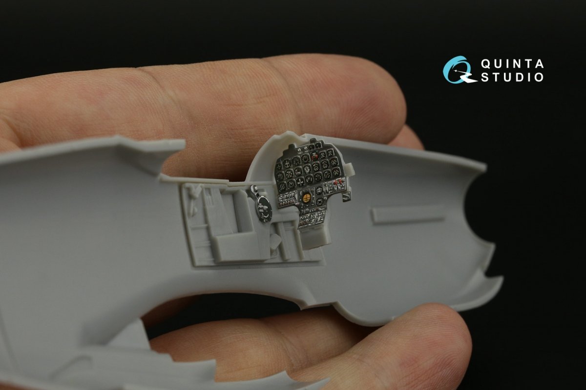 Quinta Studio QDS-48363 F-82F Twin Mustang 3D-Printed &amp;amp; colored Interior on decal paper (Modelsvit) (Small version) 1/48 – image 2