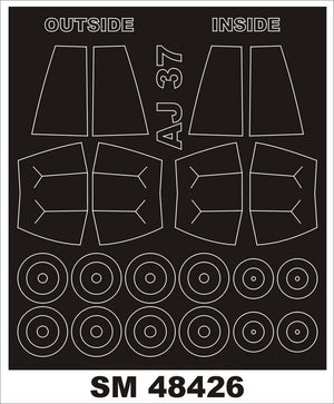Montex SM48426 AJ-37 VIGGEN SPECIAL HOBBY
