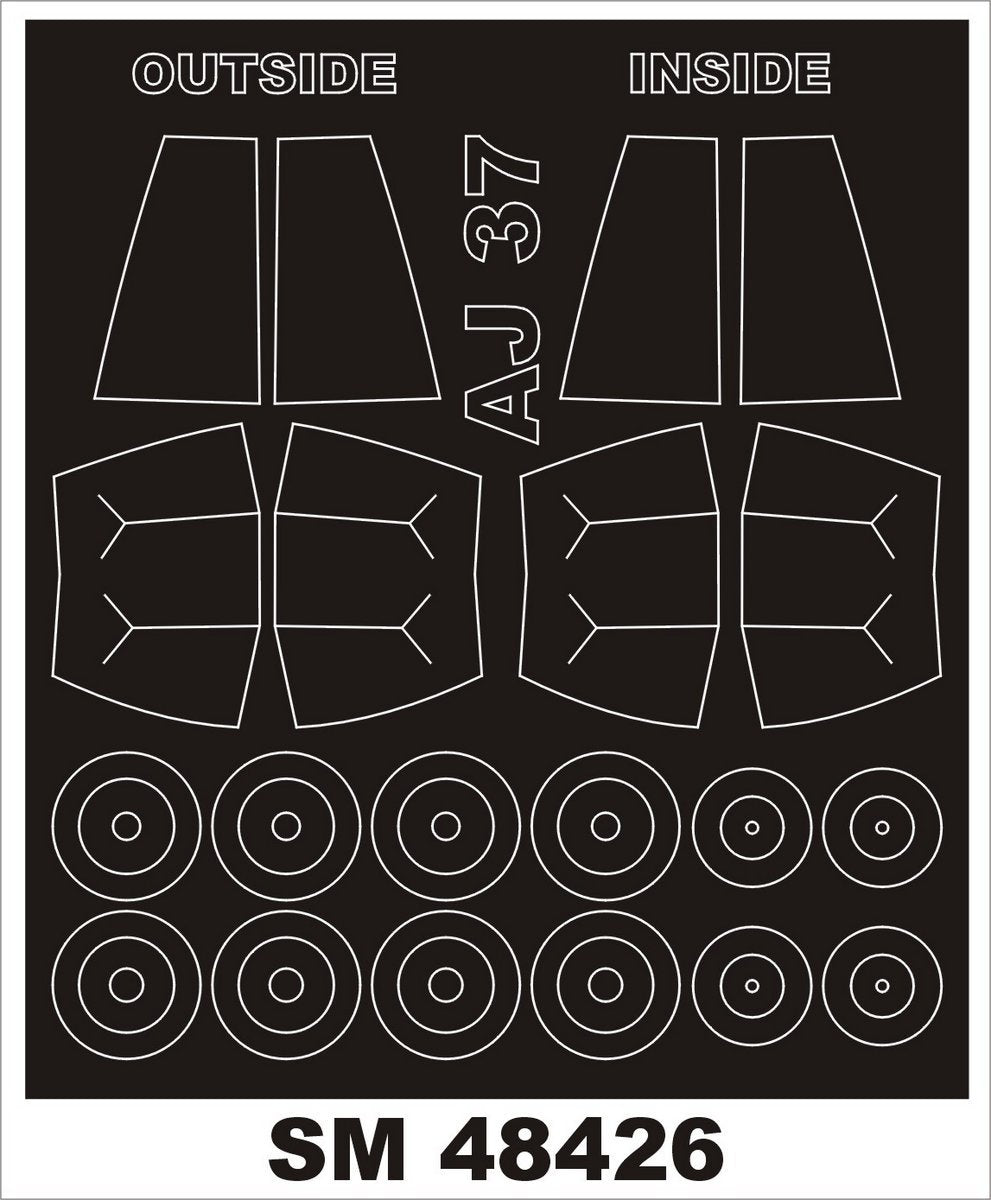 Montex SM48426 AJ-37 VIGGEN SPECIAL HOBBY