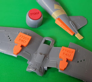Omask 77207 F4U Corsair wheel bay plugs (for Tamiya) 1/72 – zdjęcie 2