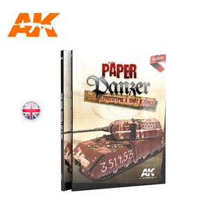 AK Interactive AK246 PAPER PANZER: PROTOTYPES &amp;amp; WHAT IF TANKS (ENGLISH)