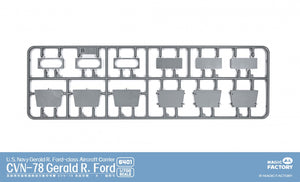Magic Factory 6401 USS Gerald R. Ford (CVN-78) - US Navy Gerald R.Ford - class Aircraft Carrier 1/700 – zdjęcie 7