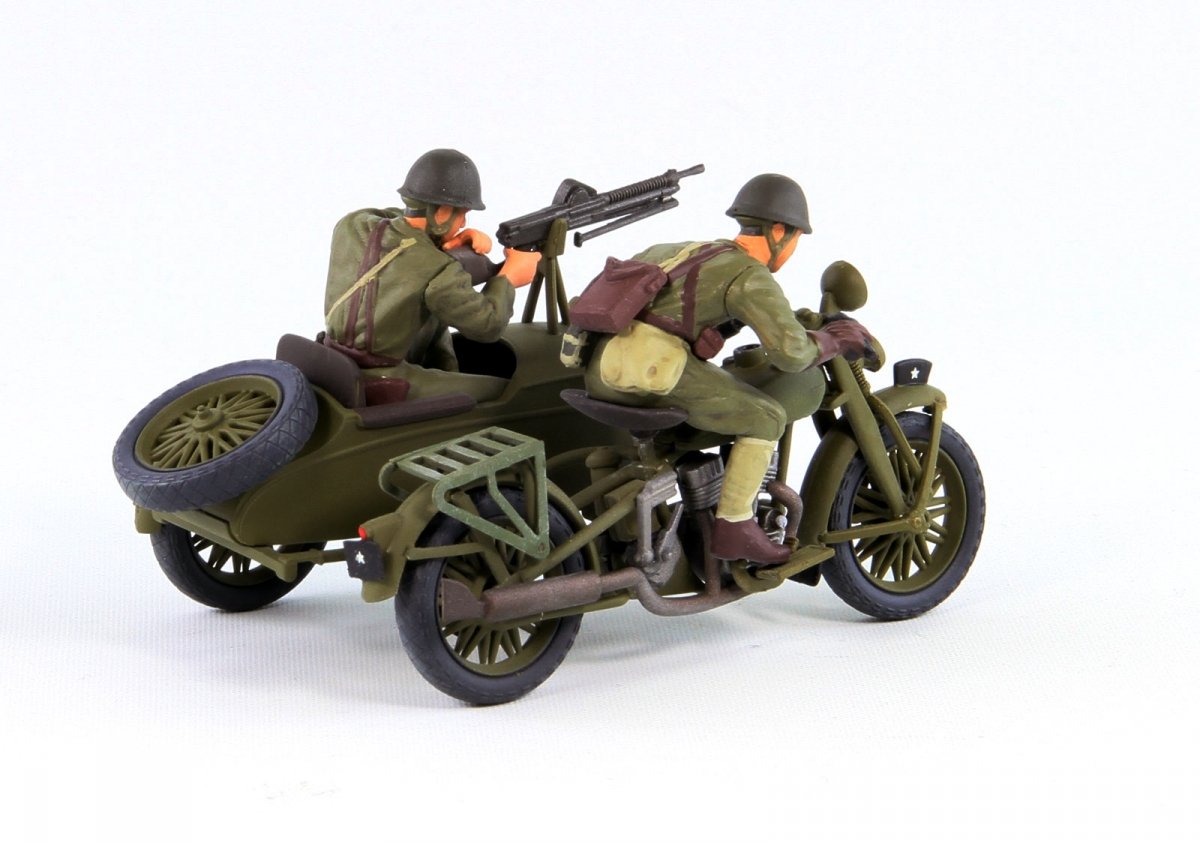 Pit-Road G50 IJA Type 97 Motorcycle Rikuo with Figure 1/35 – zdjęcie 3