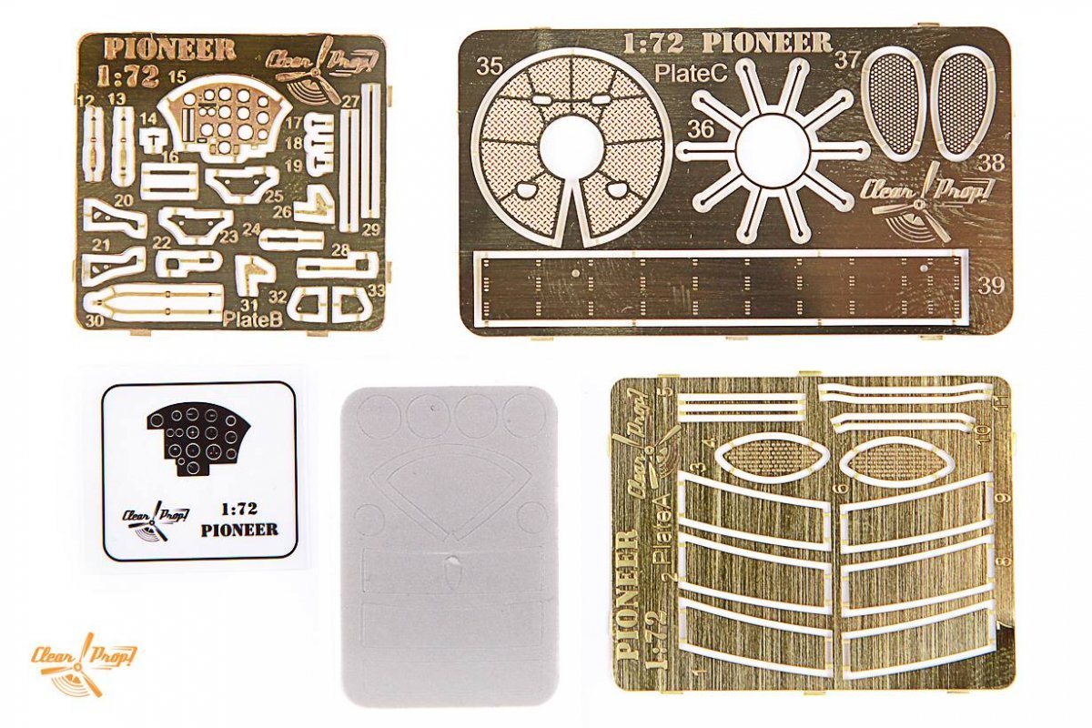 Clear Prop! CP72001 GLOSTER E28/39 PIONEER EXPERT KIT 1/72 – zdjęcie 5