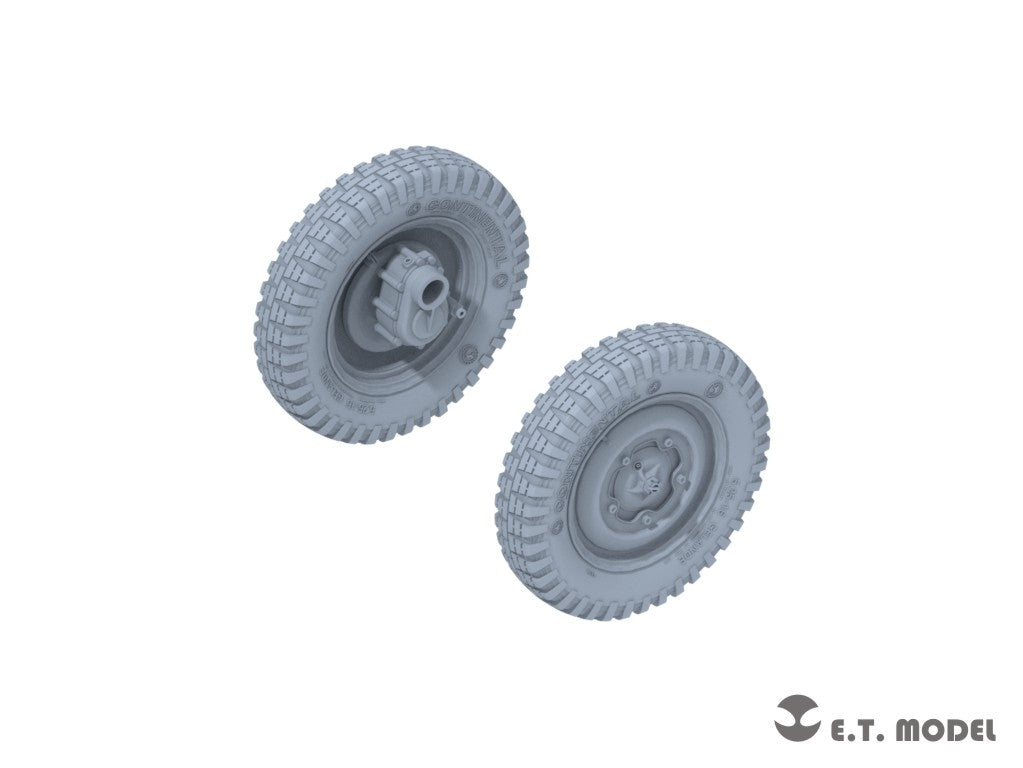 E.T. Model P35-135 WWII German Schwimmwagen Type166 Sagged wheels Narrow For TAMIYA Kit 1/35 – immagine 5