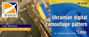 Breeze Decals 24-001 Ukrainian Digital Camouflage Pattern 1/24 – zdjęcie 2