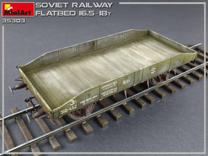 MiniArt 35303 Soviet Railway Flatbed 16,5-18t 1/35 – zdjęcie 8