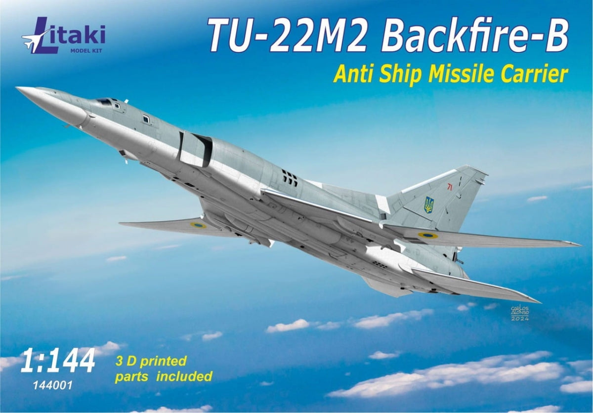 Litaki 144001 Tu-22M2 Backfire-B Anti-Ship Missile Carrier 1/144