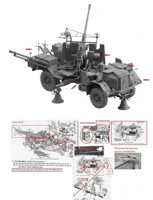 Thunder Model 35210 British Morris Bofors C9/B Gun truck Early variant 1/35 – image 9