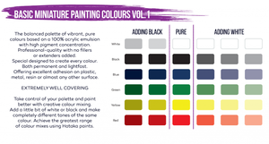 Hataka HTK-DS01 Basic Miniature Painting Colours vol. 1 6x17 ml – zdjęcie 2