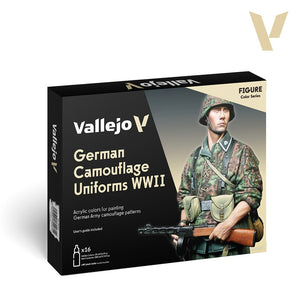 Vallejo 70261 German Camouflage Uniforms WWII - Model Color Set 16x18ml