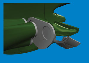 Eduard 6481097 P-40E radiators upgrade set PRINT EDUARD 1/48 – zdjęcie 3