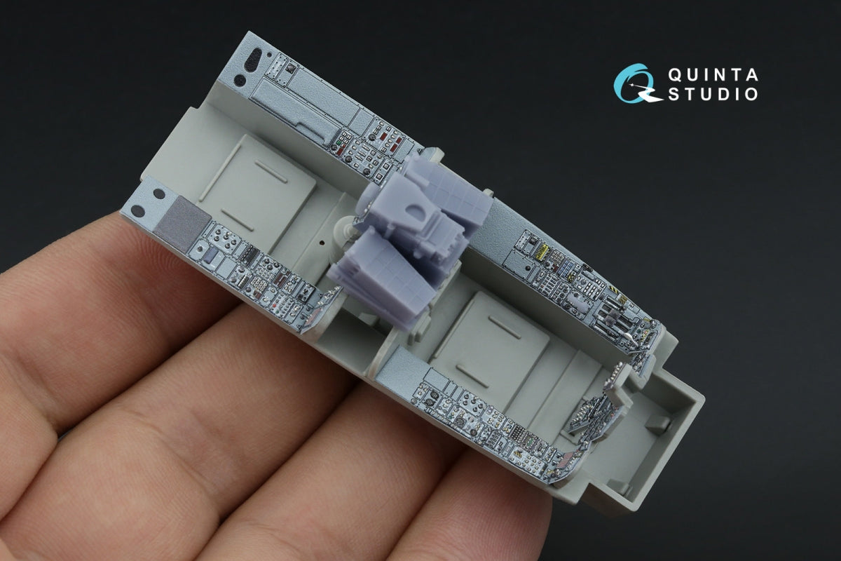 Quinta Studio QDS+48519 Tornado ECR 3D-Printed coloured Interior on decal paper (Italeri) (small version) (with 3D-printed resin parts) 1/48 – zdjęcie 10