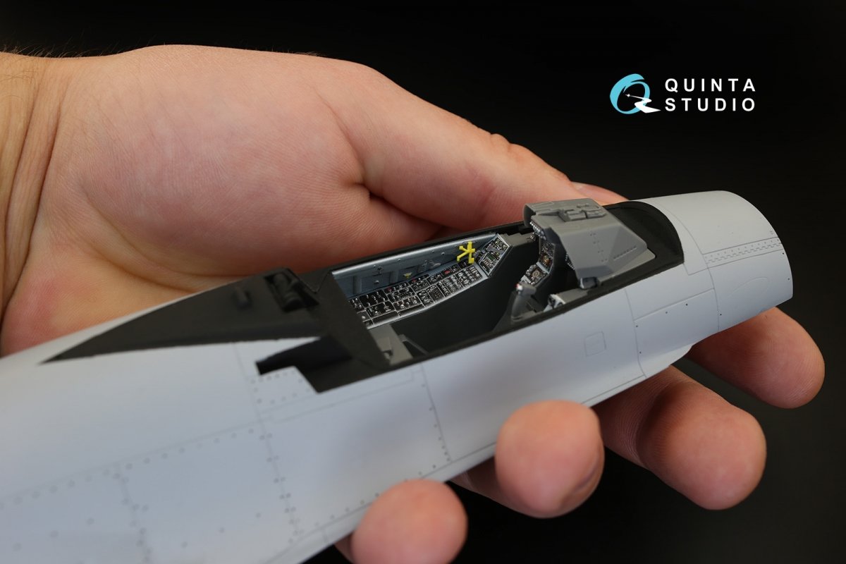 Quinta Studio QD32021 F-16C 3D-Printed &amp;amp; coloured Interior on decal paper (for Academy kit) 1/32 – zdjęcie 9