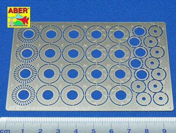 Aber 24023 Standartowe nacinane tarcze hamulcowe sr. 13mm 1/24 – zdjęcie 2