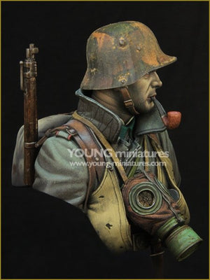 Young Miniatures YM1857 GERMAN STORMTROOPER WWI 1/10 – zdjęcie 7