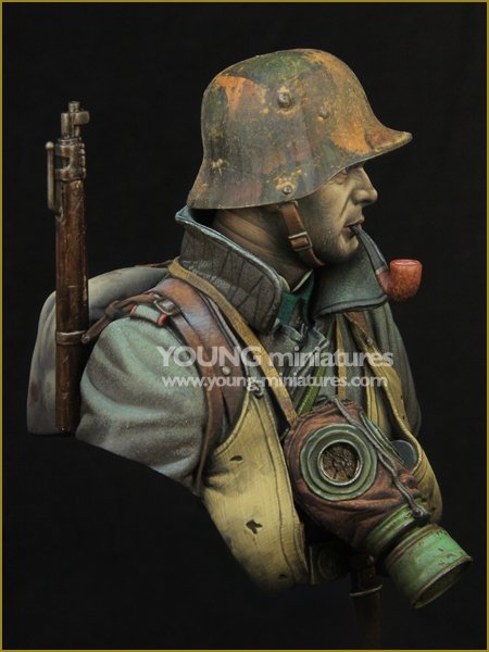 Young Miniatures YM1857 GERMAN STORMTROOPER WWI 1/10 – zdjęcie 7