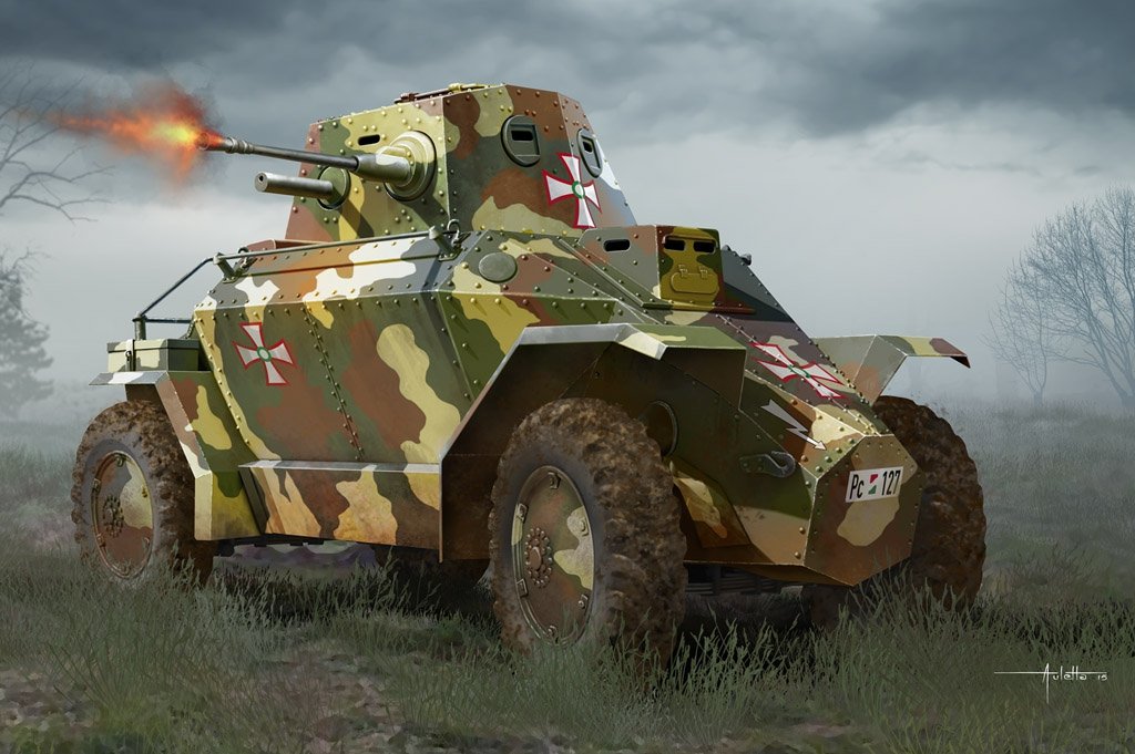Hobby Boss 83866 Hungarian 39M CSABA Armored Car (1/35)