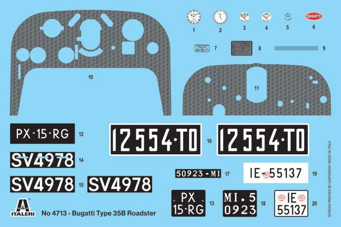 Italeri 4713 Bugatti Type 35B Roadster 1/12 – zdjęcie 6