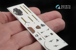 Quinta Studio QD48021 I-16 type 5 3D-Printed &amp;amp; colored Interior on decal paper 1/48 – image 6