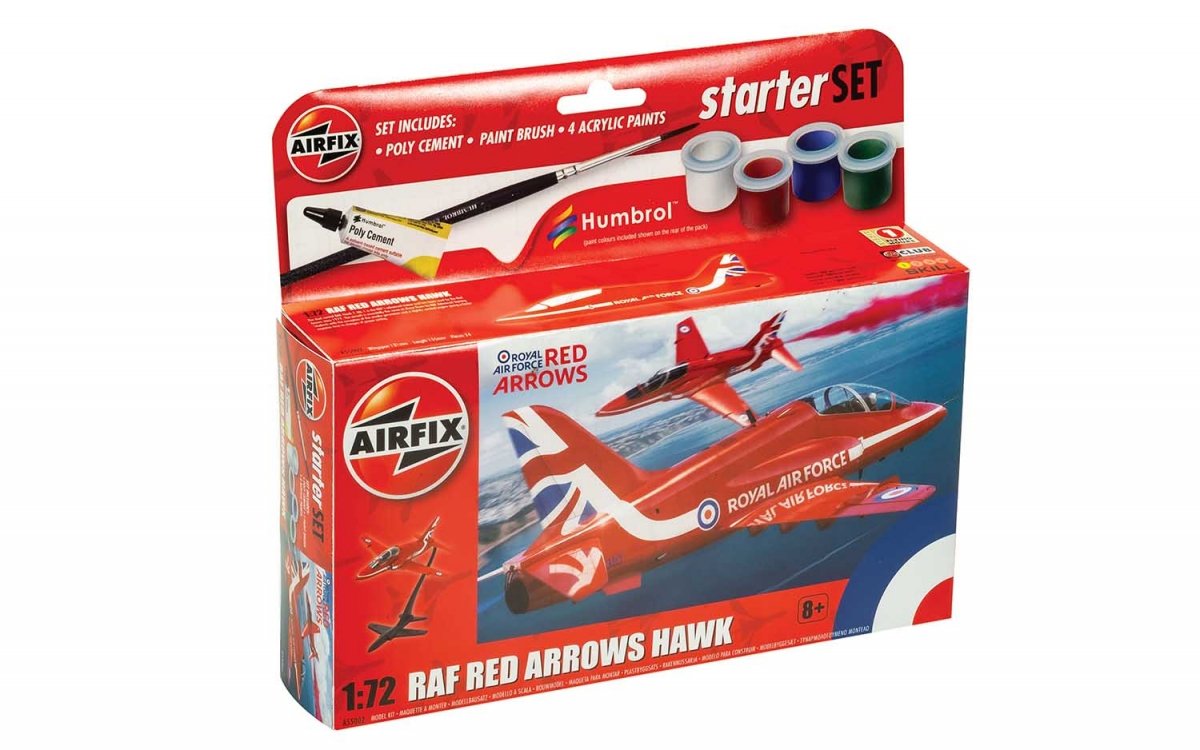 Airfix 55002 RAF Red Arrows Hawk - Gift Set 1/72 – zdjęcie 2