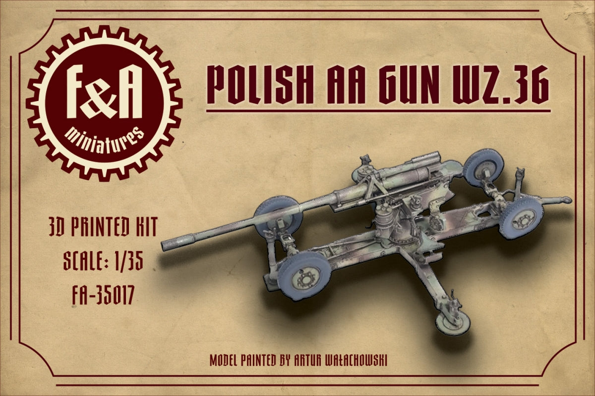 F&amp;amp;A Miniatures FA-35017 AA Gun WZ.36 1/35