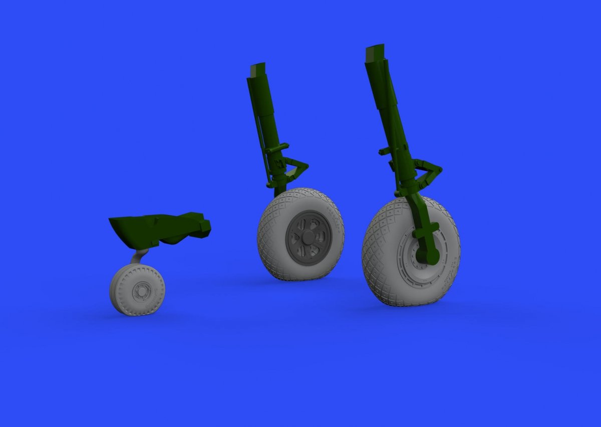 Eduard 648484 P-47D wheels 1/48 TAMIYA – zdjęcie 2