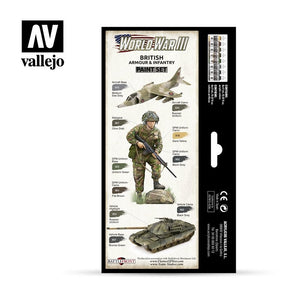 Vallejo 70222 WWIII British Armour &amp;amp; Infantry 8x17ml – zdjęcie 2