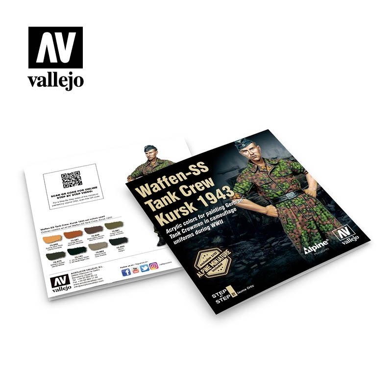 Vallejo 70249 Waffen-SS Tank Crew, Kursk 1943 8x17ml – zdjęcie 3