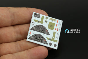 Quinta Studio QD32168 Pt-17 Kaydet 3D-Printed coloured Interior on decal paper (Roden) 1/32 – zdjęcie 4