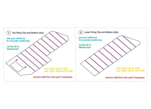 Quinta Studio QP32007 Lozeng rib tapes for Pfalz DIII-DIIIa (All kits) 1/32 – immagine 2