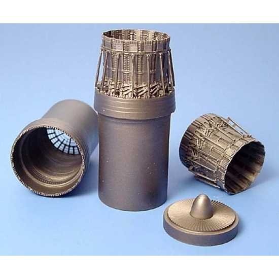 Aires 7170 F-15C exhaust nozzles - late version 1/72 HASEGAWA – zdjęcie 2