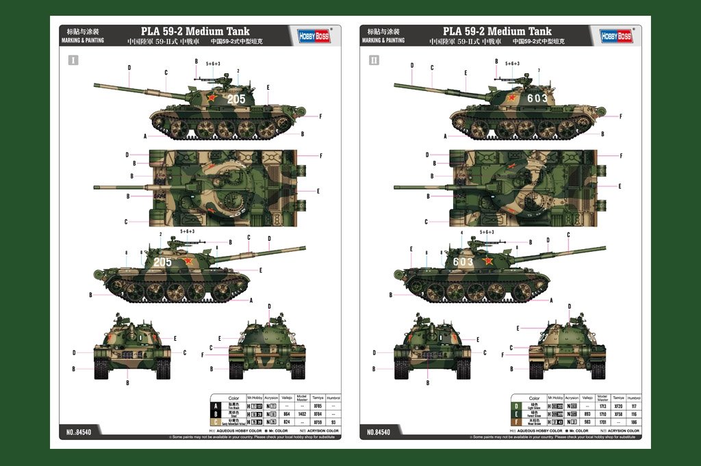 Hobby Boss 84540 Chinese Type 59-2 Medium Tank 1/35 – image 3