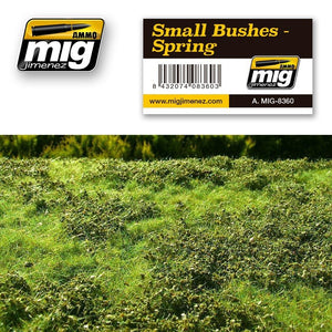 AMMO of Mig Jimenez 8360 SMALL BUSHES – SPRING (230 x 130 mm)