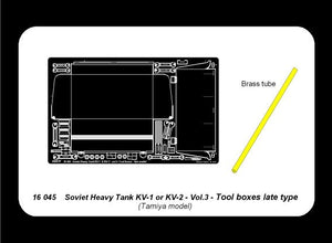 Aber 16045 Russian Heavy Tank KV-1 or KV-2 vol3 - Tool boxes late 1/16 – zdjęcie 4