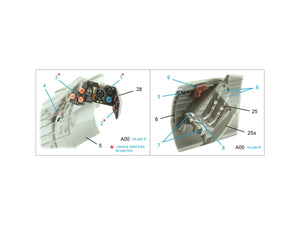Quinta Studio QD72132 PZL P.7a 3D-Printed coloured Interior on decal paper (Arma Hobby) 1/72 – zdjęcie 2