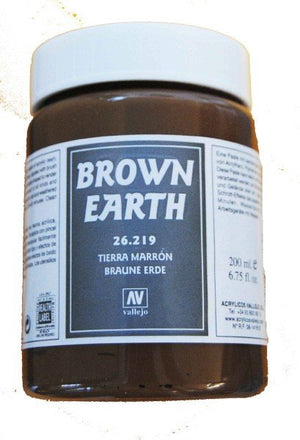 Vallejo 26219 Stone Textures. Brown Earth 200ml – zdjęcie 2