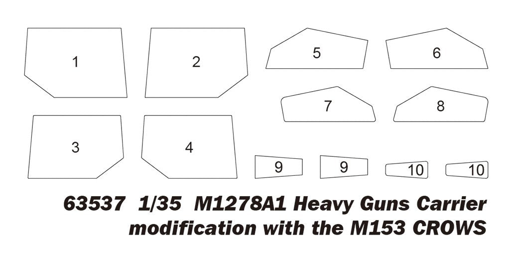 I Love Kit 63537 M1278A1 Heavy Guns Carrier Modification With The M153 CROWS 1/35 – image 3