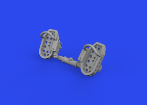 Eduard 672320 Bf 109E rudder pedals late PRINT 1/72 – zdjęcie 2
