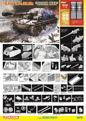 Dragon 6979 10.5cm K.Pz.Sfl.Iva &amp;quot;Dicker Max&amp;quot; 1/35 – zdjęcie 2