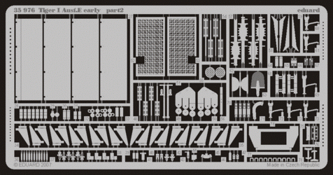 Eduard 35976 Tiger I Ausf. E early 1/35 Tamiya – zdjęcie 3