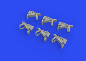 Eduard 648778 Luftwaffe rudder pedals PRINT 1/48 – zdjęcie 2