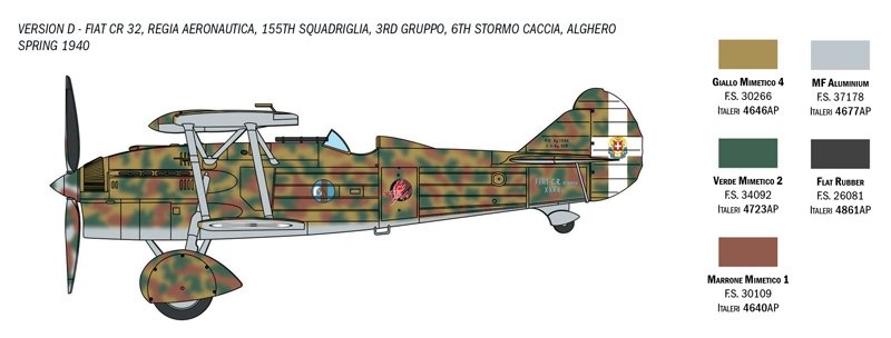 Italeri 1438 CR.32 Freccia 1/72 – image 6
