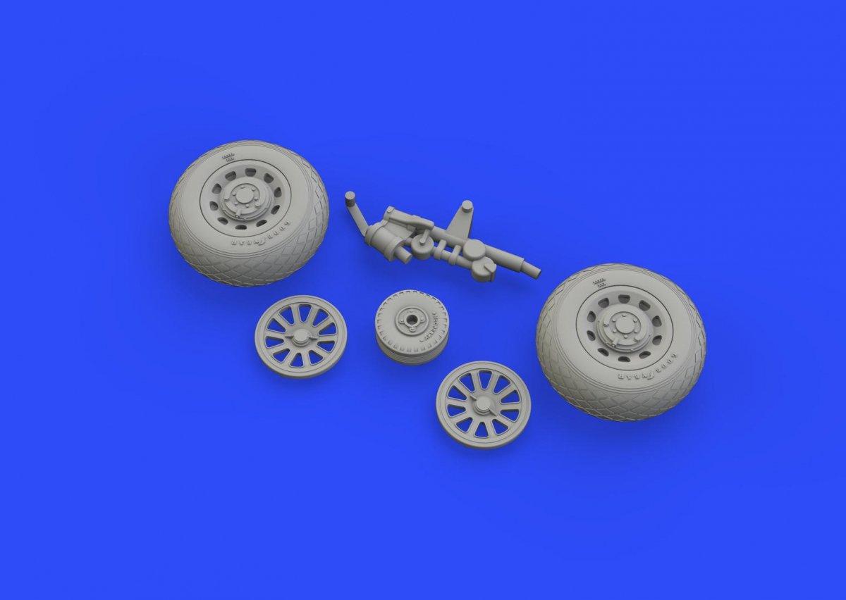 Eduard 648335 P-51D wheels AIRFIX 1/48 – zdjęcie 2