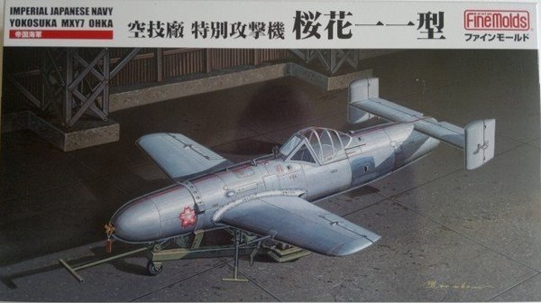 Fine Molds FB15 IJN Yokosuka MXY7 Ohka Kamikaze Bombe volante 1/48 