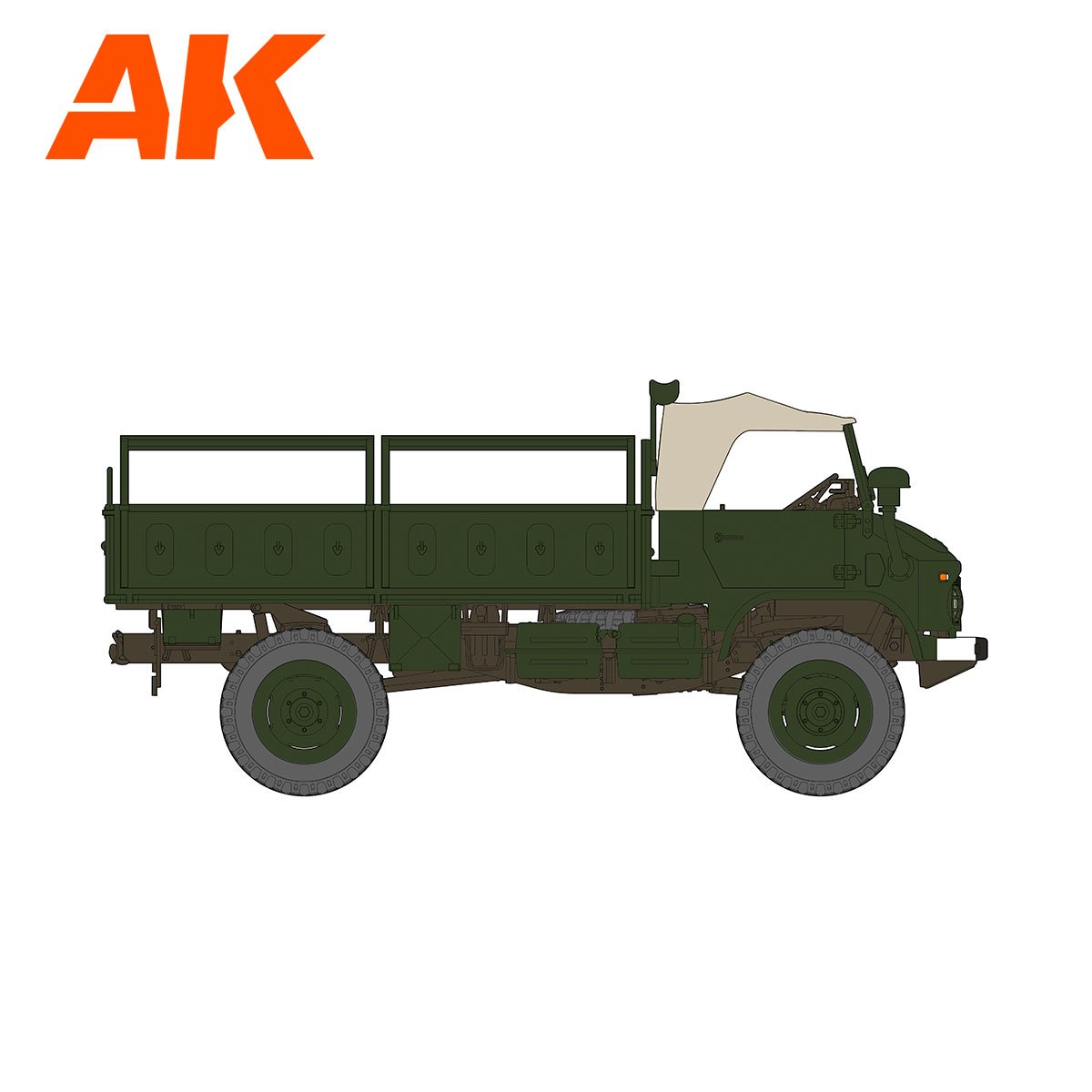 AK Interactive AK35506 UNIMOG S 404 MIDDLE EAST 1/35 – zdjęcie 6