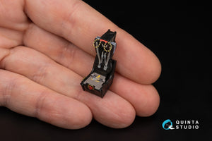 Quinta Studio QD+48489 F-4J Phantom II 3D-Printed &amp;amp; coloured Interior on decal paper (Academy) (with 3D-printed resin parts) 1/48 – zdjęcie 15