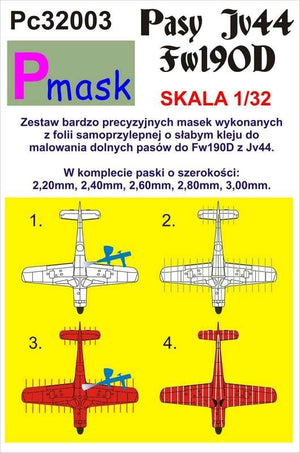 P-Mask PC32003 FW190D JV44 LOWER PAINTING MASKS (1/32)