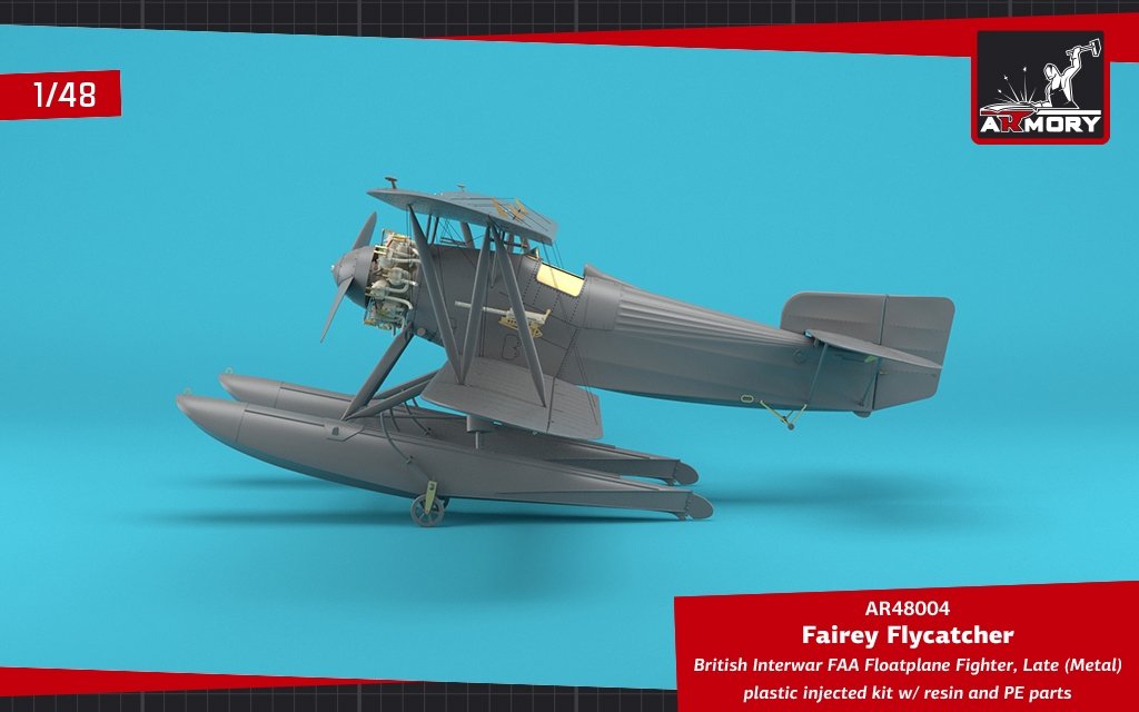 Armory Models 48004 Fairey Flycatcher British Interwar FAA Floatplane Fighter, Late (Metal) 1/48 – zdjęcie 23